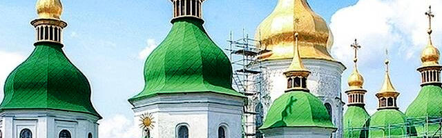 Vista de Kyiv (detalhe), capital da Ucrânia &copy; Internet